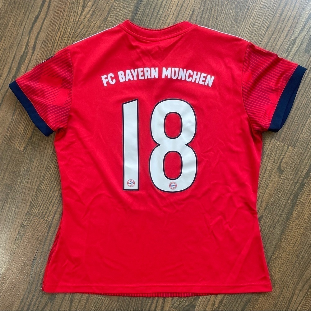 Adidas UEC FC Bayern Munich Home GPS Adult Soccer Jersey (Red) Large - Picture 11 of 11